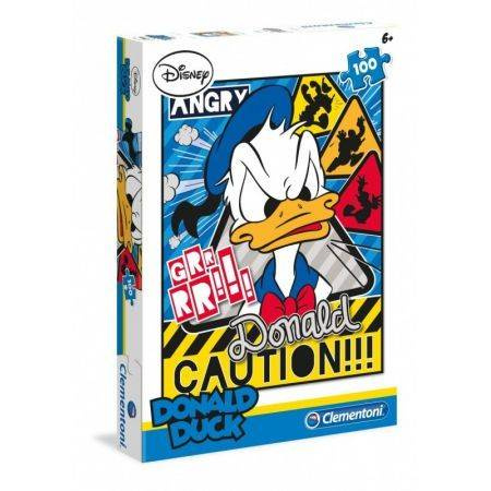 Clementoni puzzle 100 kaczor donald