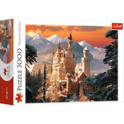 Puzzle Trefl 3000 Zimowy Zamek Neuschwanstein 330250