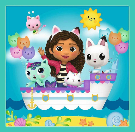 Puzzle Trefl 3w1 Aktywności Gabbi 348712