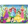 Puzzle Trefl 70 glitter w kuferku Wesołe Księżniczki 530179