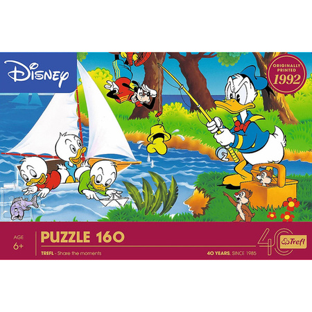 Puzzle Trefl 160 40-lecie Trefl Przygoda nad jeziorem Disney 400533