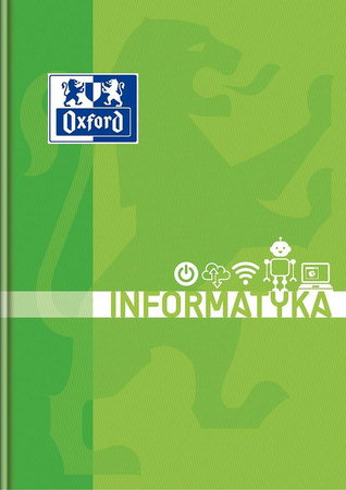 Brulion Oxford temat. A5 80k 90g Informatyka krata szyty 389385