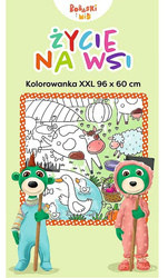 Trefl Kolorowanka XXL Bobaski i Miś Życie na wsi 797528