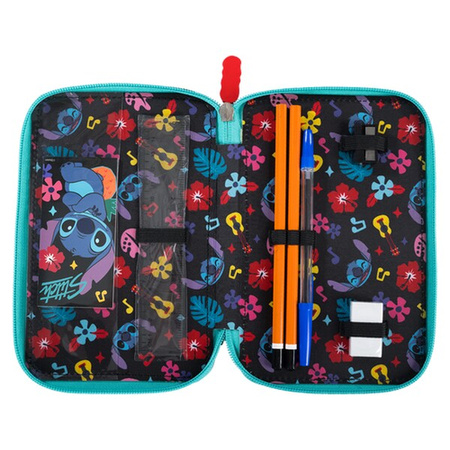 PIÓRNIK POTRÓJNY Z WYPOSAŻENIEM STITCH MINT ALOHA 683619
