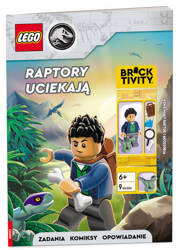 Książeczka LEGO JURASSIC WORLD RAPTORY UCIEKAJĄ! 345143