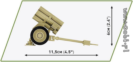 Cobi 2291 Historical Collection World War II 15 cm Nebelwerfer 41 022914
