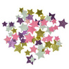 Naklejki brokatowe gwiazdki - mix 226325
