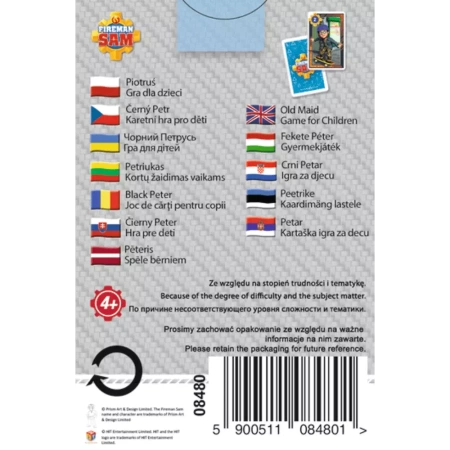 Karty do gry Piotruś - Strażak Sam 084801