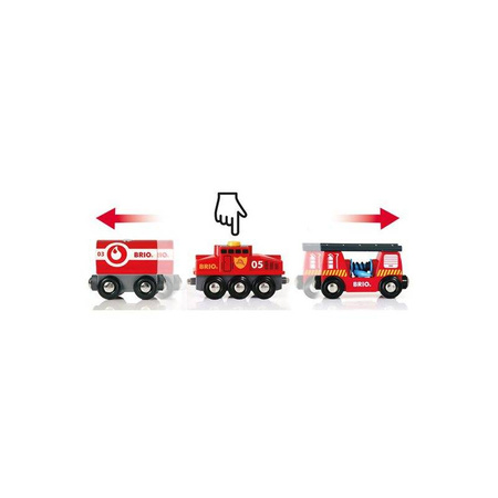 Brio 33844 Pociąg straż pożarna 338447