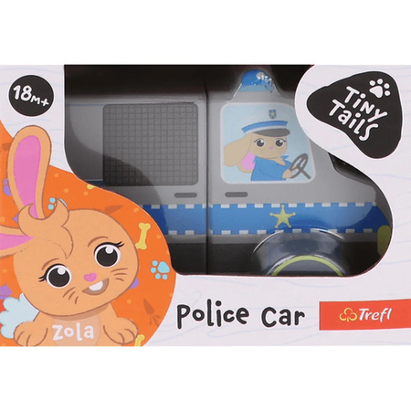 Trefl Zabawka drewniana Magnetic vehicle Police 618143