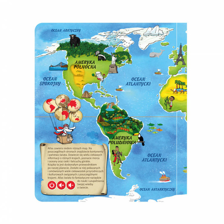 Albik Książka Atlas Świata Interaktywny 774608