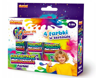 Dumel Magiczne malowanie 4 x 60ml farbki 306193