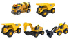 Teamsterz JCB 5 pojazdów budowlanych ze światłem i dźwiękiem 713114