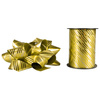 Zestaw do dekoracji prezentów w paski złoty 227209
