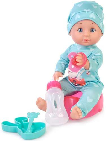 Lalka Natalia siusiający bobas z akcesoriami 30cm 121869