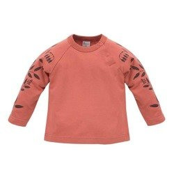 Bluzka dł rękaw little bird 80 czerwony Pinokio