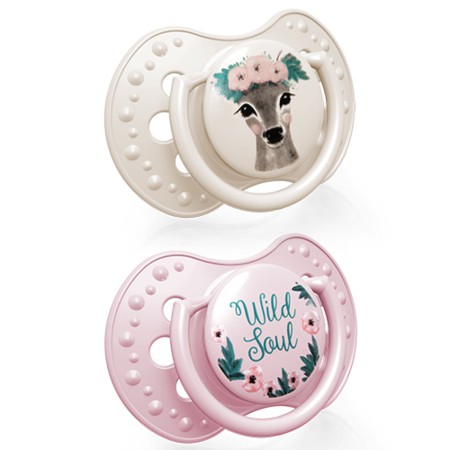 LOVI SMOCZEK SILIKONOWY DYNAMICZNY 6-18m 2szt WILD SOUL GIRL 835122