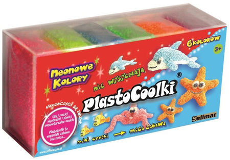 Plastocoolki neonowe 6szt 351030