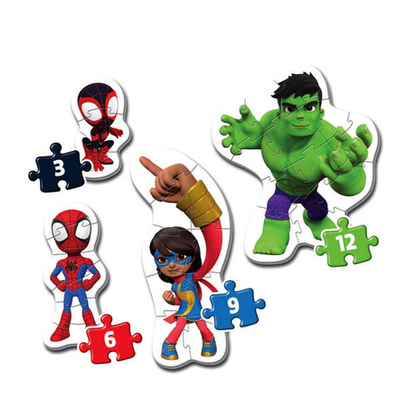 Clementoni Moje pierwsze puzzle Spidey&Friend 208364