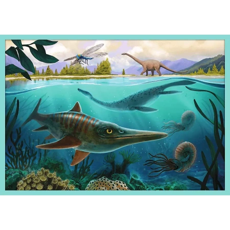 Puzzle Trefl 10w1 Poznaj wszystkie dinozaury 903904