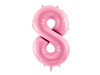 Balon foliowy cyfra 8 różowy 86cm 795099