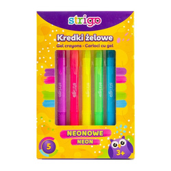 Strigo Kredki żelowe neonowe 944630