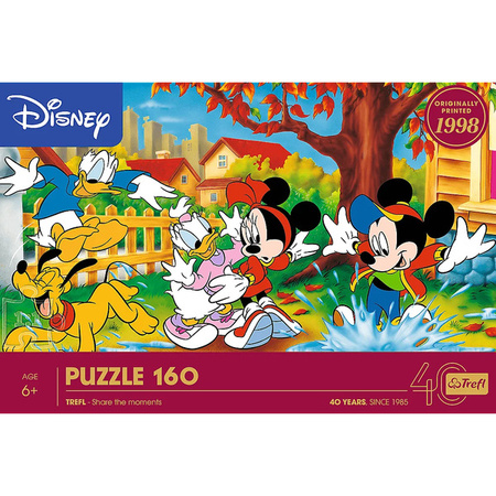 Puzzle Trefl 160 40-lecie Trefl Zabawa w kałużach Disney 400557