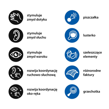 Canpol mata sensoryczna do zabawy sensory toys 680774