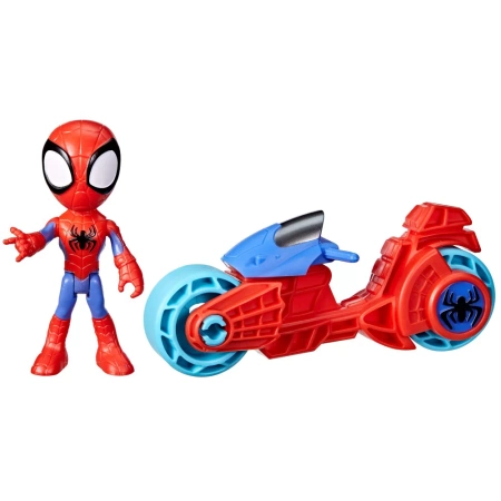 Marvel F6777/F7459 Spidey i przyjaciele Spidey na motorze figurka 181581