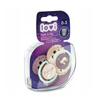 Lovi Smoczek silikonowy dynamiczny 0-3 m 2szt  Night&Day Girl 874442