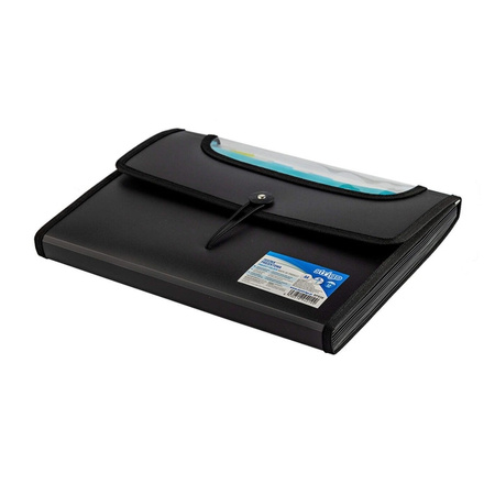Strigo Vfile teczka pp A4 z 6 przekładkami czarna 940151