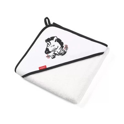 Babyono Okrycie Kąpielowe bambusowe- ręcznik z kapturkiem Natural Bamboo 85x85 412602