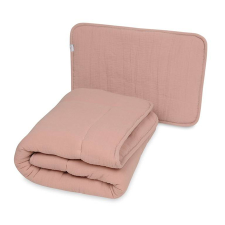 Babymatex Muslin Komplet Kołderka i poduszka 135x100+ 40x60
