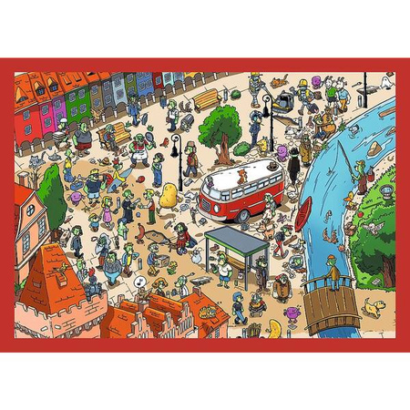 Puzzle Trefl 4w1 Podróże Treflików 346756