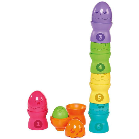 Tomy toomies piramidka z jajeczek 730830