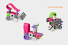 Klocki waffle mini 140szt konstruktor 902837