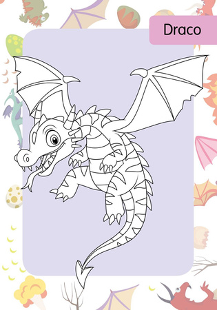 Kolorowanka z tatuażami Smoki 072839