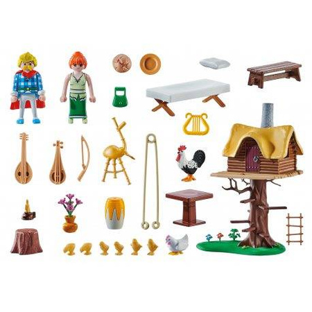 Playmobil 71016 Asterix: Kakofoniks z domkiem na drzewie