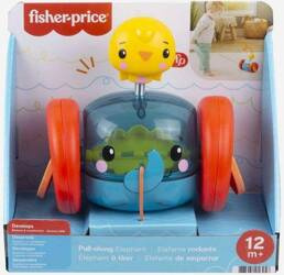 Fisher Price GTK14 Slonik do ciągnięcia z kulkami