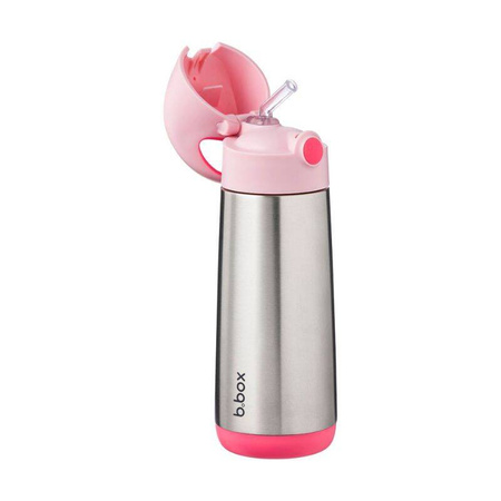 B.Box butelka termiczna bidon dla dzieci ze słomką 500 ml Flamingo Fizz 007623