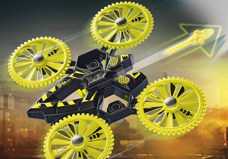 Playmobil 70780 policyjny odrzutowiec: pościg za dronem

