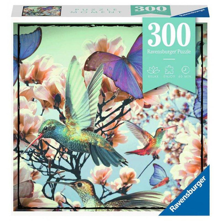 Puzzle Ravensburger Moment 300el Koliber i motyle 129690