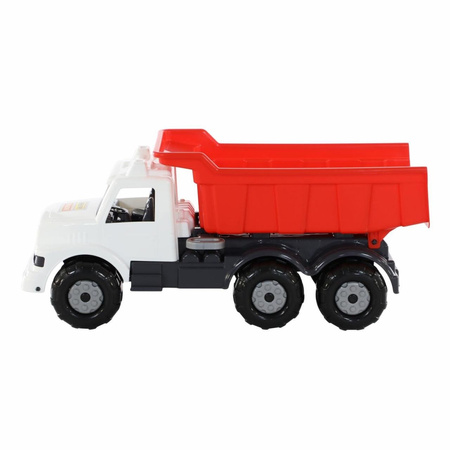 Auto wywrotka buran nr3 /biało-czerw /wader polesie 043672