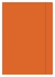 Teczka z gumką a4+ jednokolorowa pomarańczowa 213082