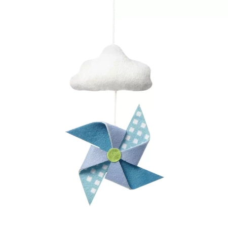 Babyono Karuzelka do łóżeczka z elektroniczną pozytywką Balloons 413494