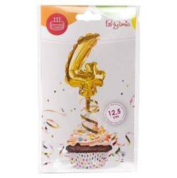 Balon foliowy na patyczku 4 złoty 209256