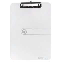 Herlitz Deska z przyciskiem A4 biała transp.Easy Orga 432762