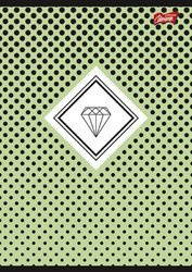 Zeszyt A5 60k linia laminowany DIAMONDS folia soft touch lakier miejscowy Unipap 630347