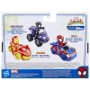 Marvel F1459/F1943 Spidey i przyjaciele Czarna Pantera z pojazdem Figurka 10 cm 974962