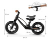 Kidwell Rowerek biegowy Vito Black 705809